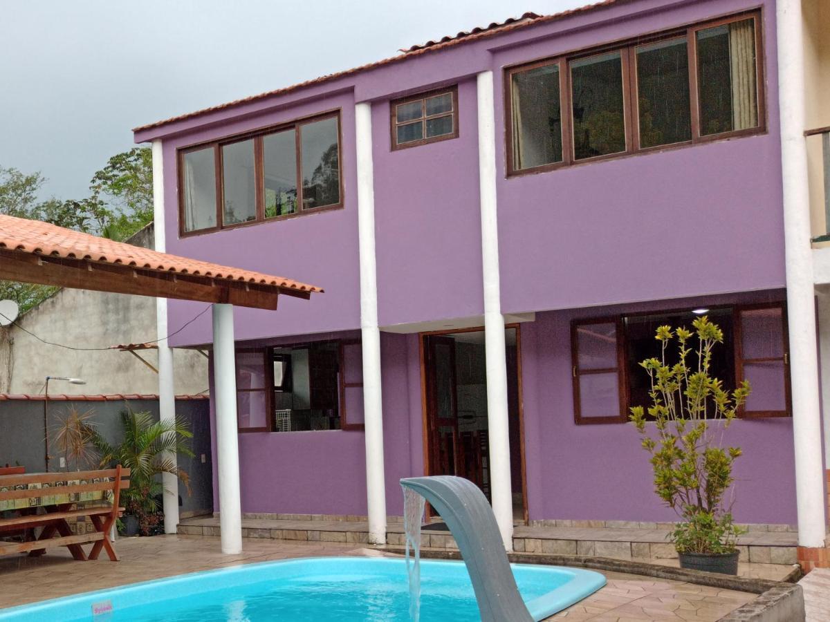 Casa Roxa Com Piscina Em Condominio Araquari Exterior photo
