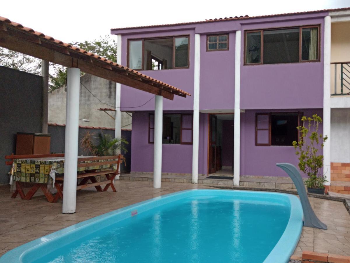 Casa Roxa Com Piscina Em Condominio Araquari Exterior photo